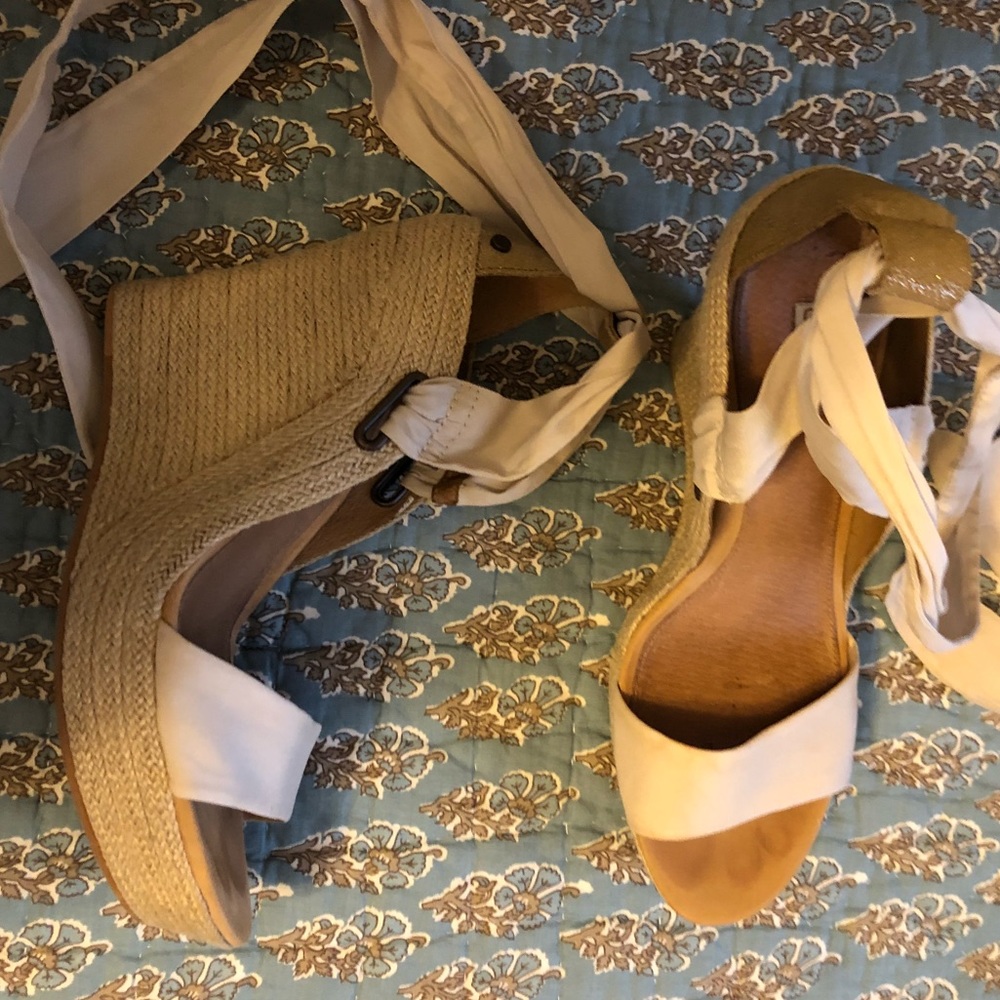 UGG lace up wedges